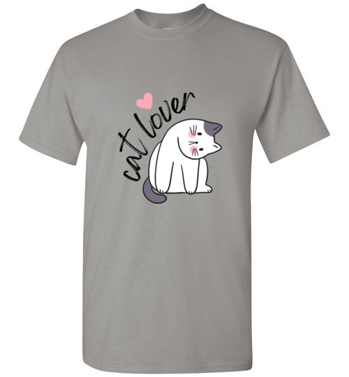 Cat Lover Tilted Kitty T-Shirt