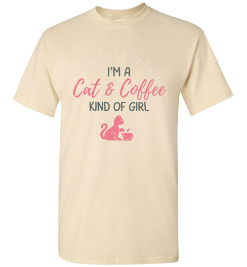 Cat and Coffee Gal T-Shirt