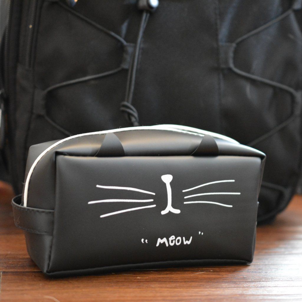Cute Cat Pencil Case with Backpack