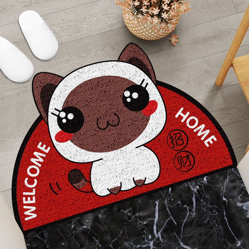 Cute Animal Welcome Home Mat