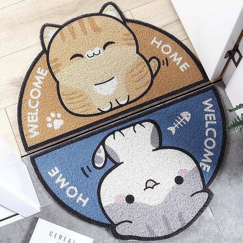 Cute Animal Welcome Home Mat