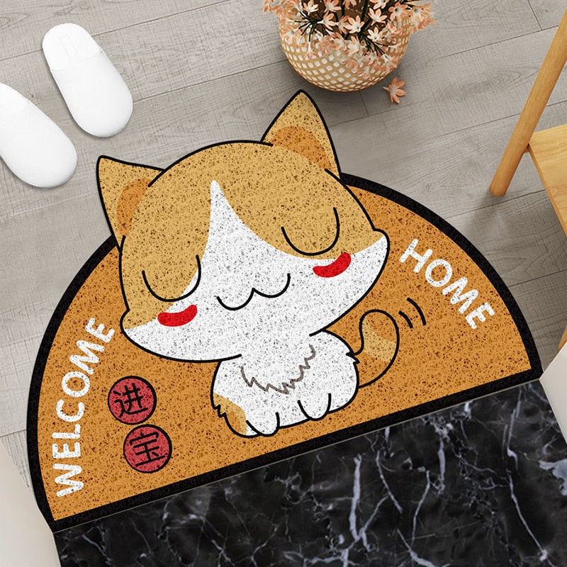 Cute Animal Welcome Home Mat