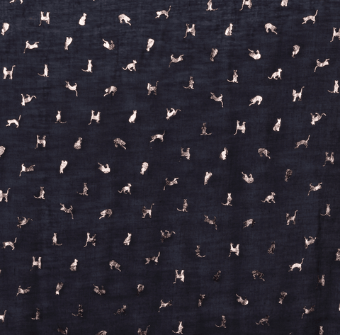 Gold Foil Cat Scarf