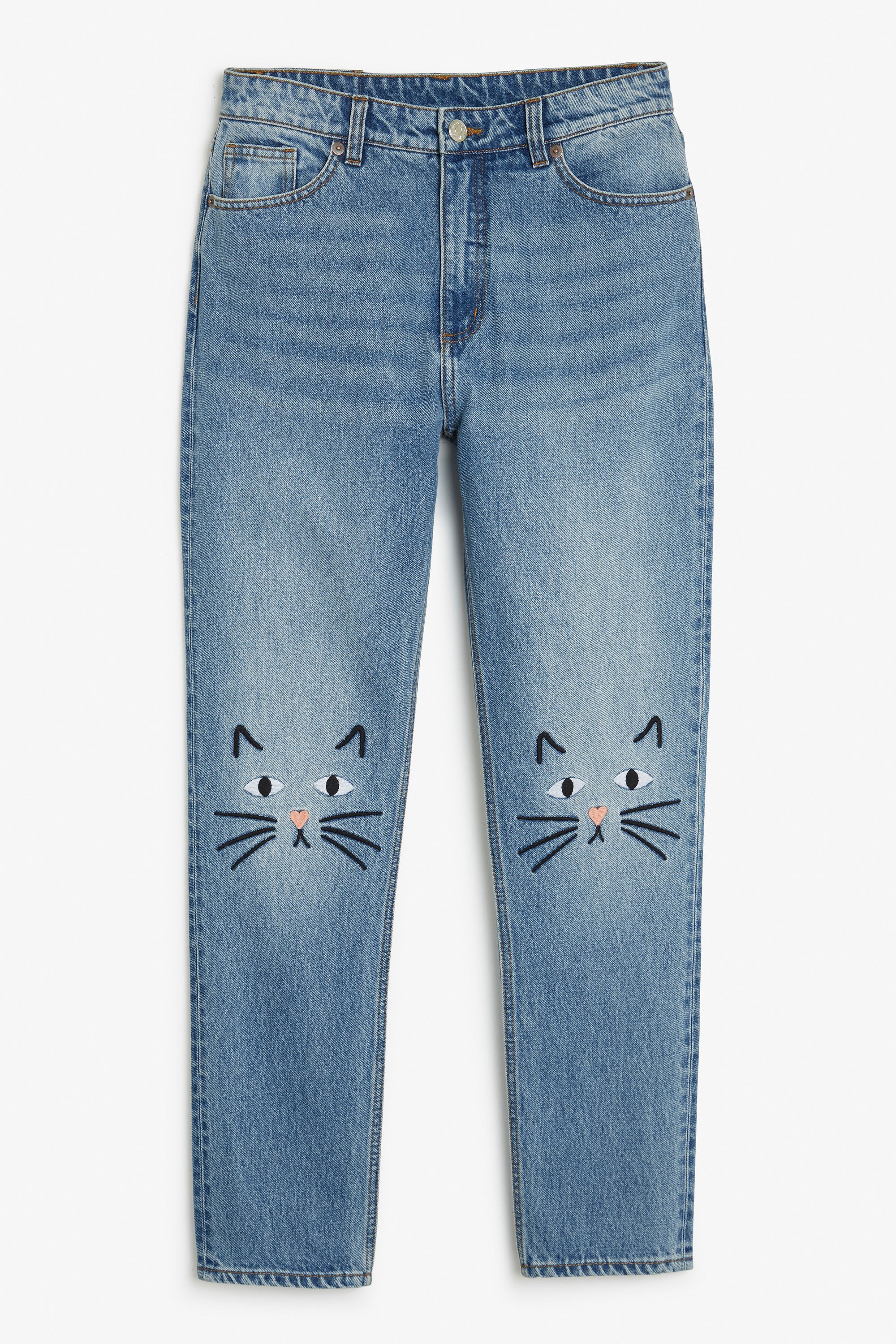 Cat Face Jeans