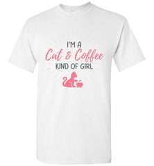 Cat and Coffee Gal T-Shirt