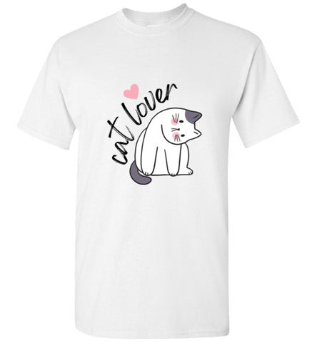 Cat Lover Tilted Kitty T-Shirt