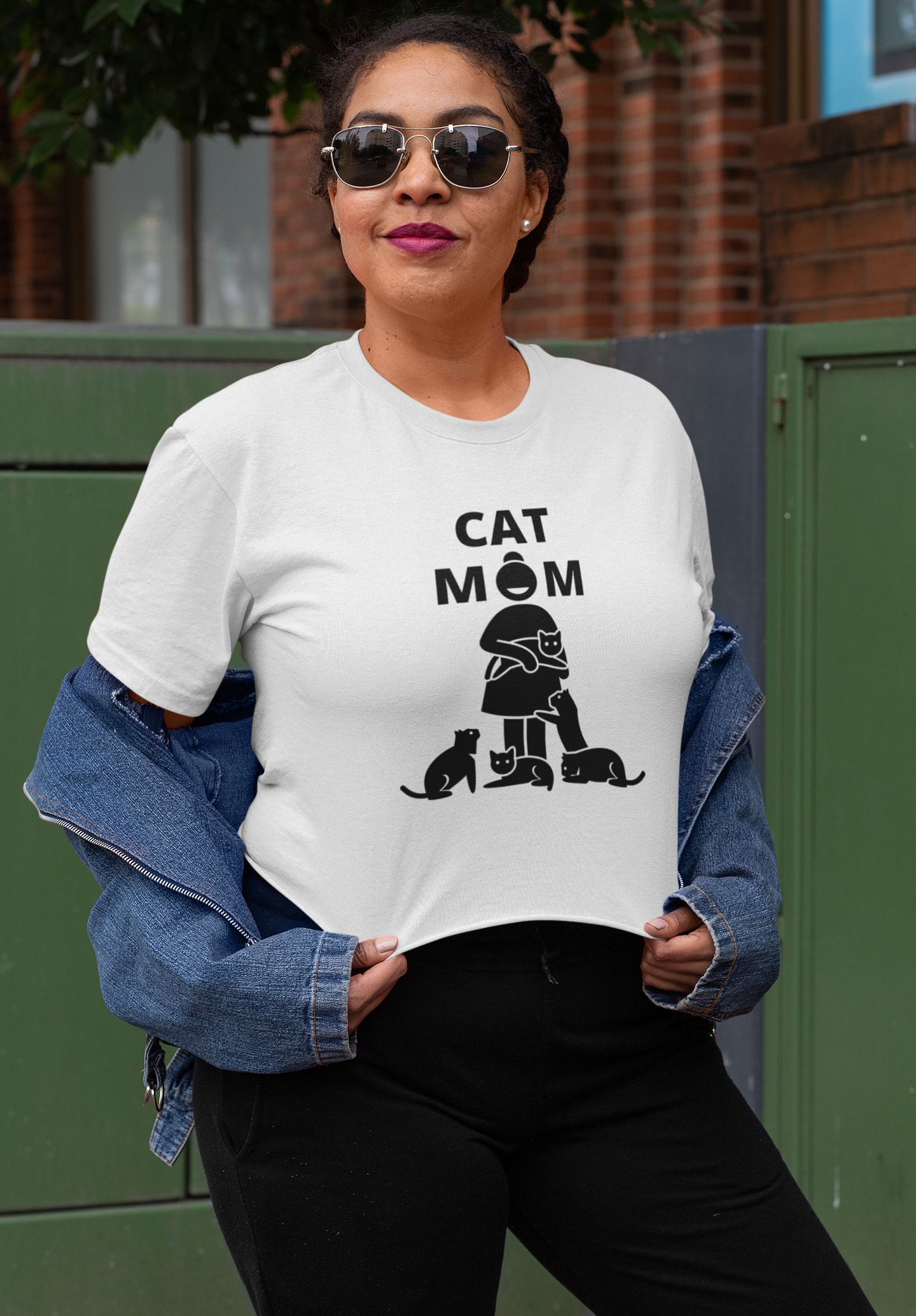 Cat Mom Sitter Shirt