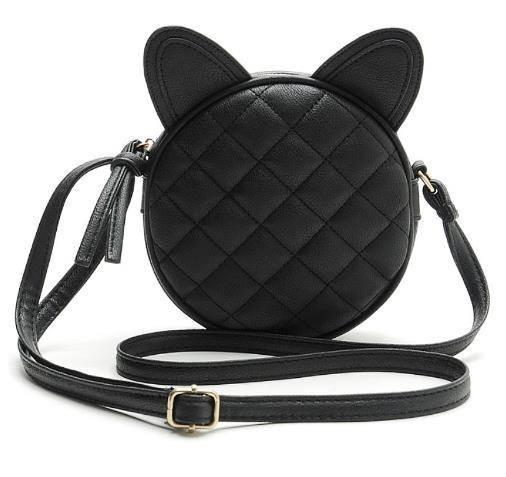 Messenger Bag With Cat Ears back view 