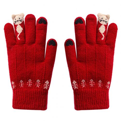 Winter Knitted Touchscreen Gloves