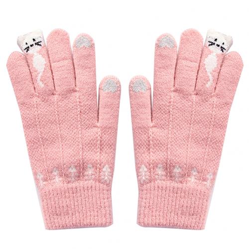 Winter Knitted Touchscreen Gloves