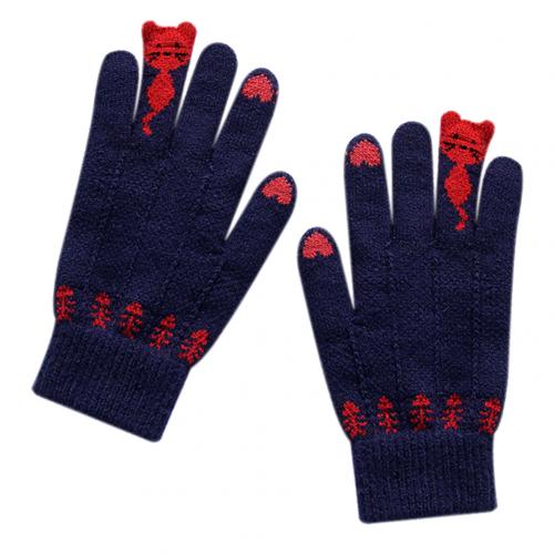 Winter Knitted Touchscreen Gloves