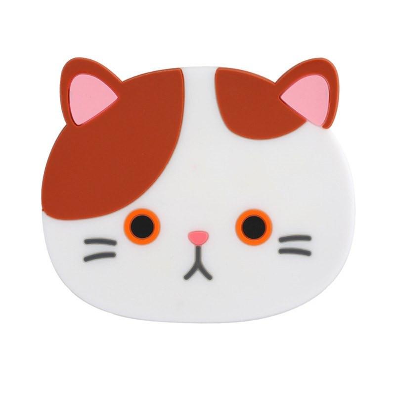 Surprised Cat Face Coaster