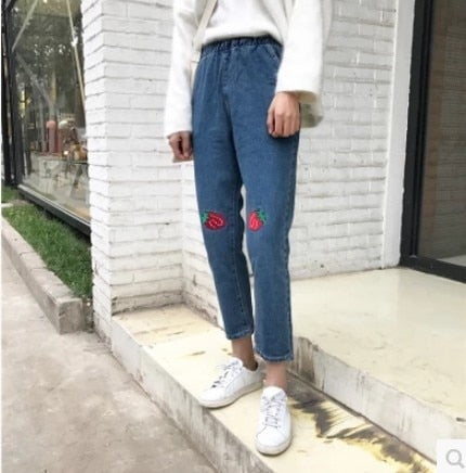 Cat Face Jeans