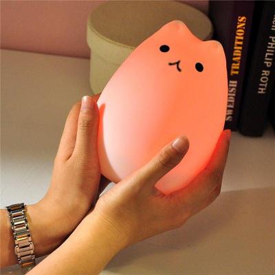 Cat LED Night Light with Someone Holding
