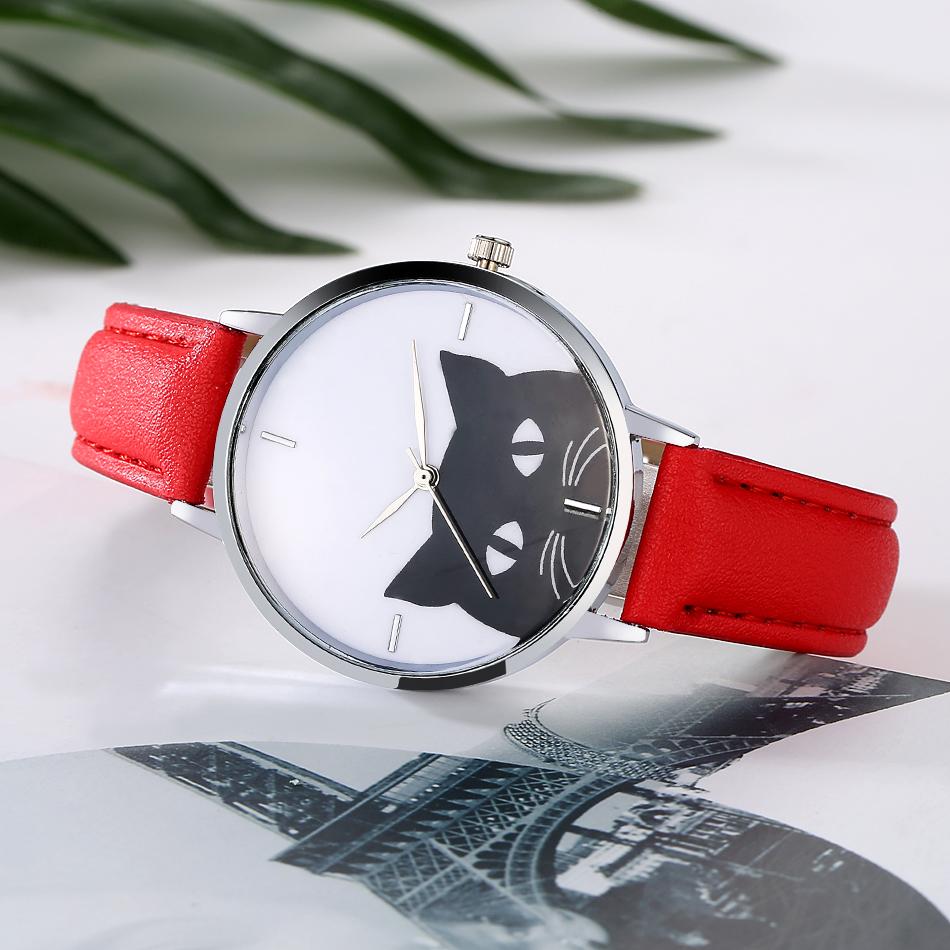 Vintage Black Cat Watch