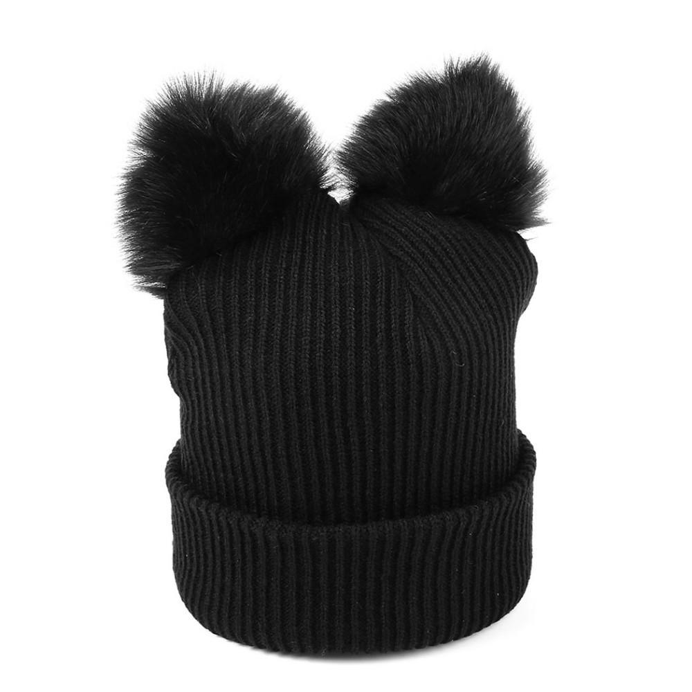 Cat Ear Beanie Back View