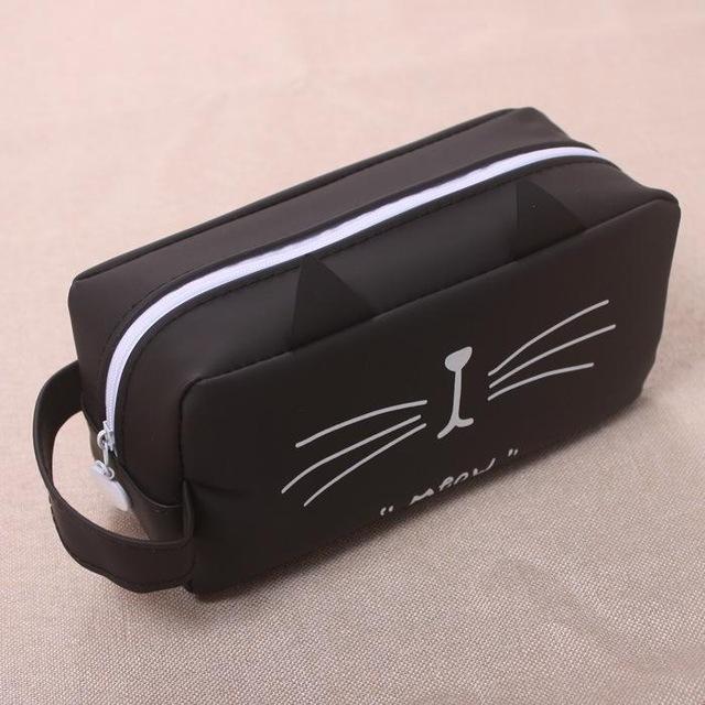 Cute Cat Pencil Case - Cat Face Style