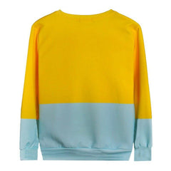 Black Cat Two Tone Sweatshirt