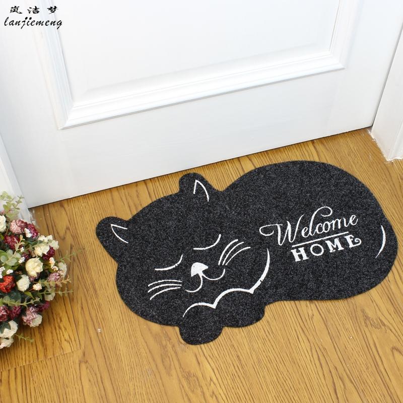 Cat Shaped Floor Mat - Ikorii