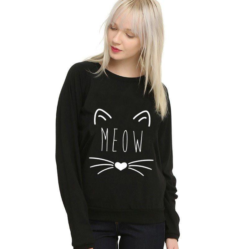 Adorable Meow Sweatshirt - Catify.co