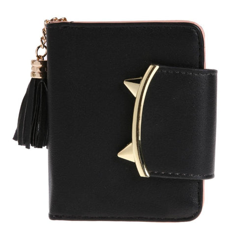 Luxury Cat Ear Leather Wallet