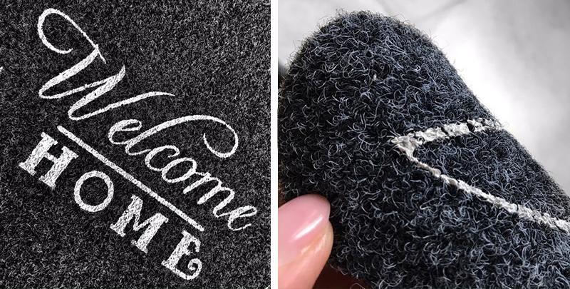 Cat Shape Welcome Home Floor Mat
