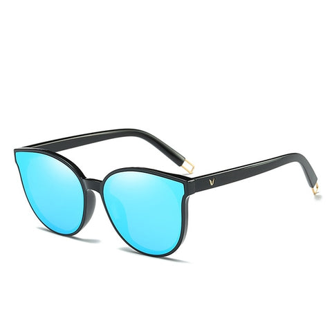 Luxury Flat Top Cat Eye Sunglasses