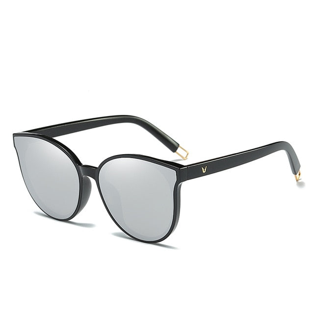 Luxury Flat Top Cat Eye Sunglasses