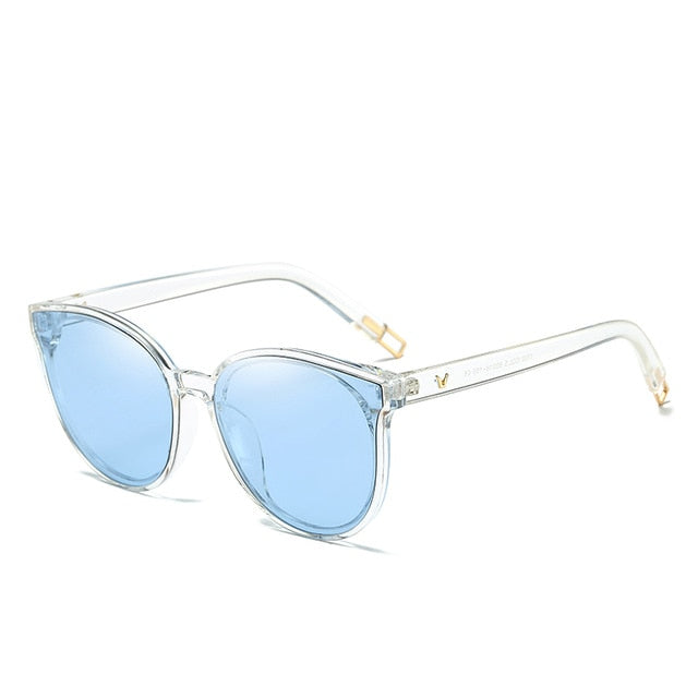 Luxury Flat Top Cat Eye Sunglasses