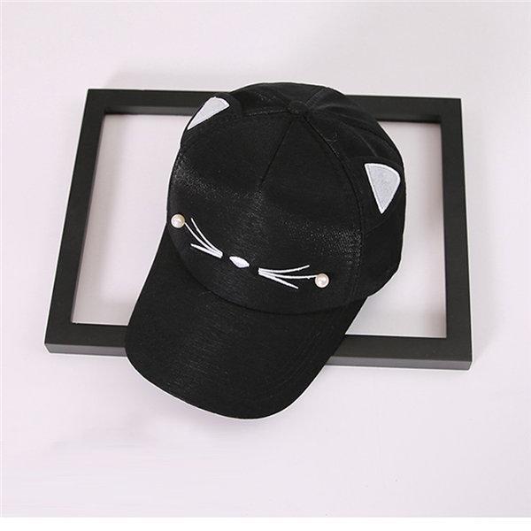 Pearl Cat Ear Baseball Cap