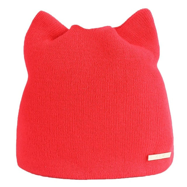 Cat Beanie with Ears