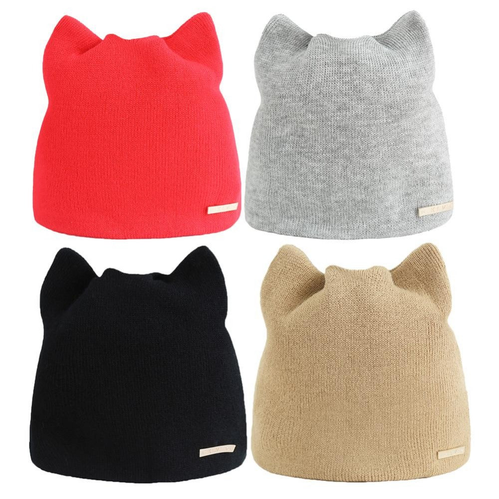 Cat Beanie with Ears